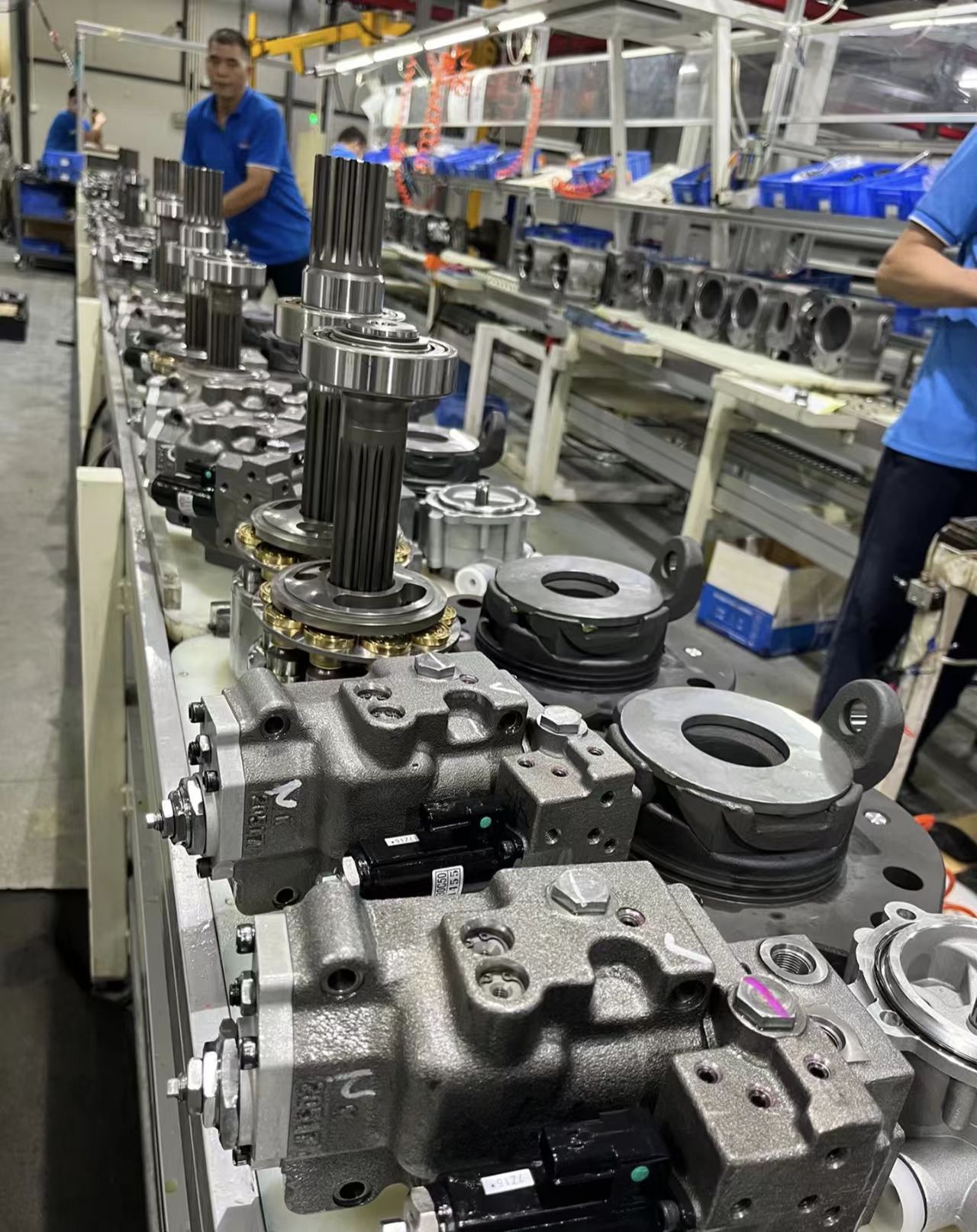 Pump assembly line